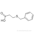 프로판 산, 3-[(페닐 메틸) 티오] -CAS 2899-66-3